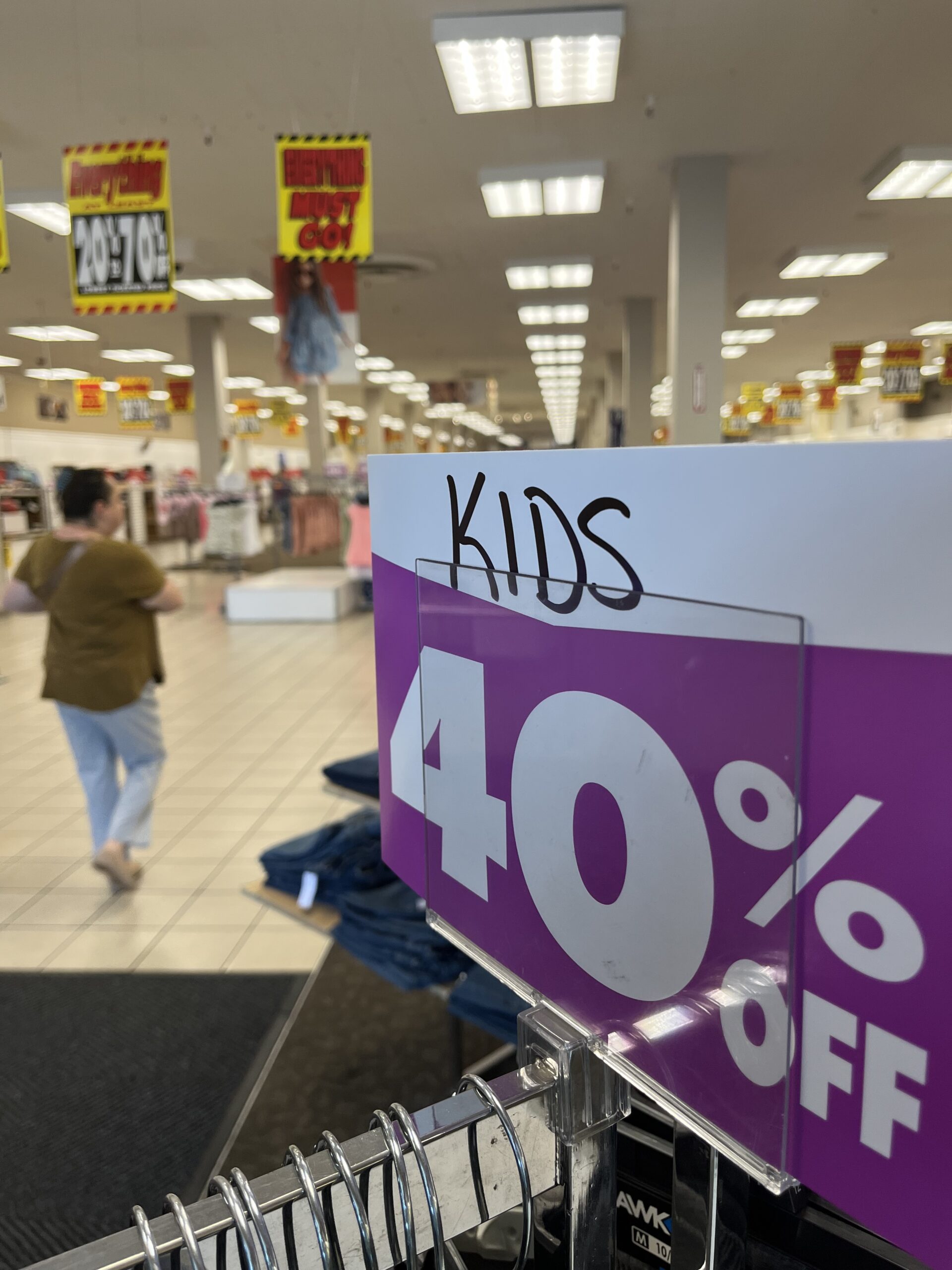 The liquidation sale at Sears is set to end on Aug. 16. The liquidation sale at Sears is set to end on Aug. 16.